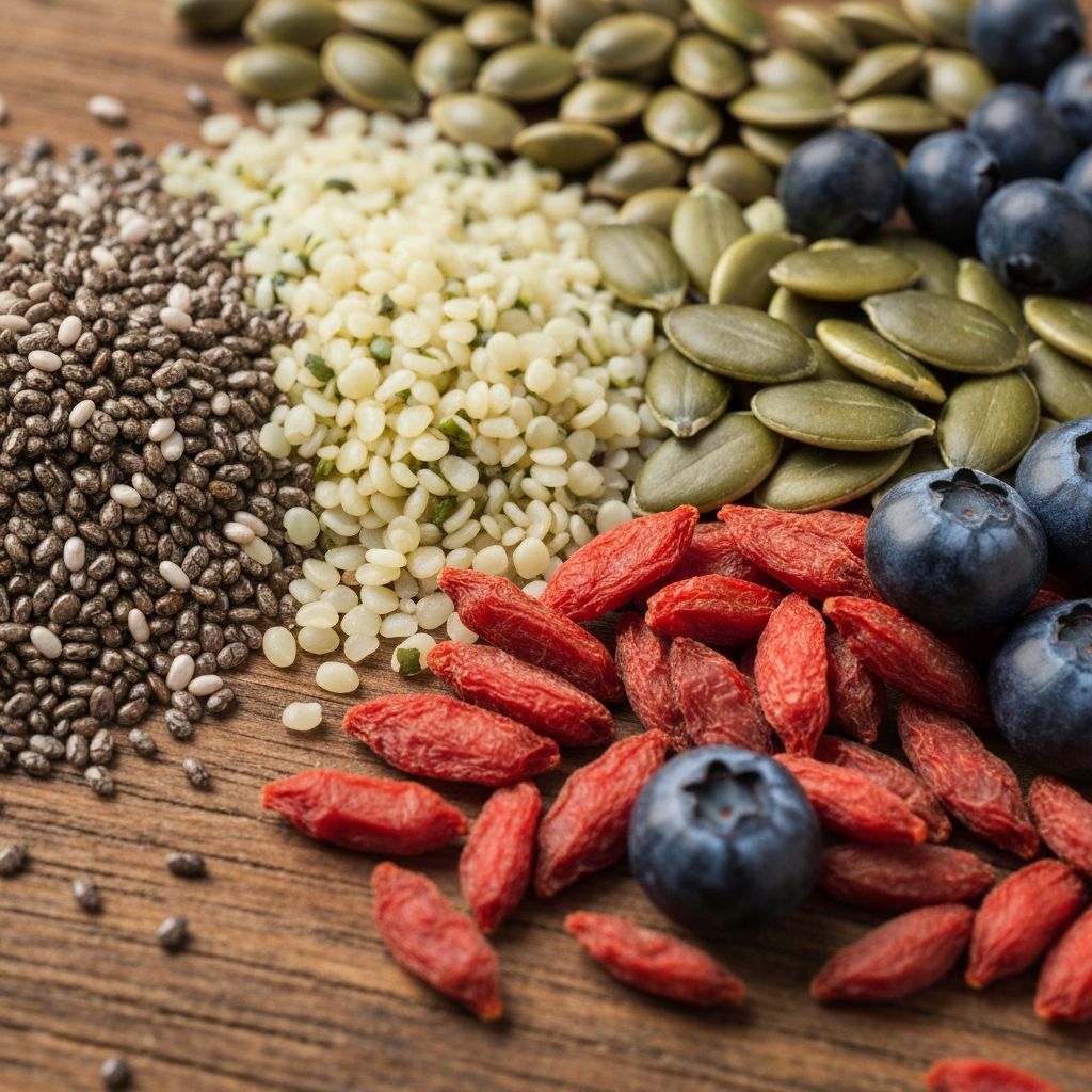 Superfoods und Samen als Nährstoffquellen